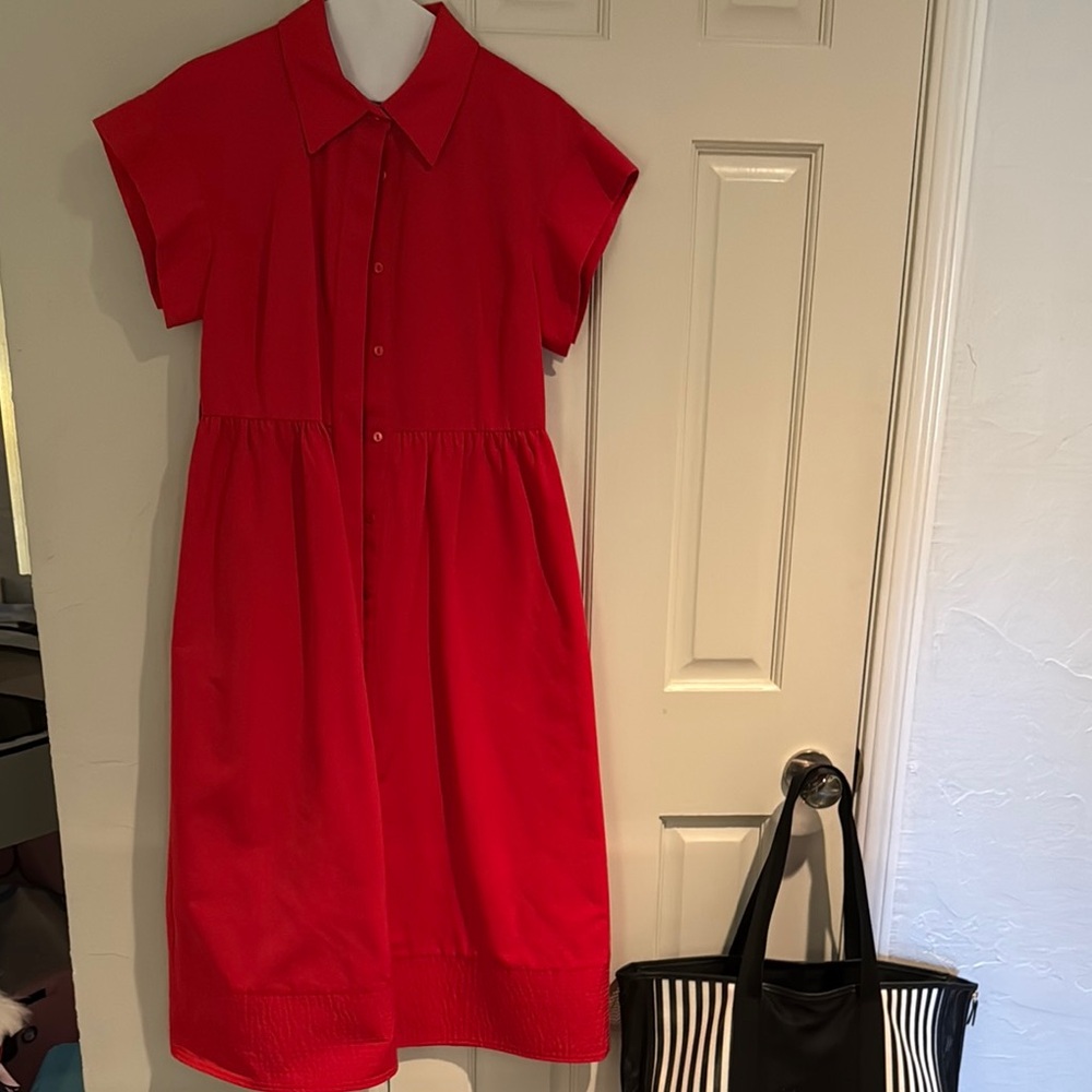 TUCKERNUCK CHLOE DRESS, RED